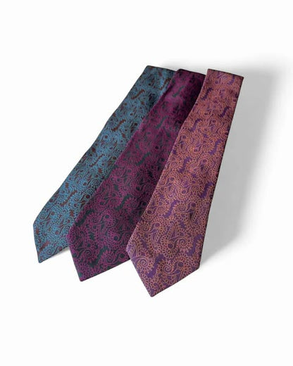 BICOLOR PAISLEY TIE