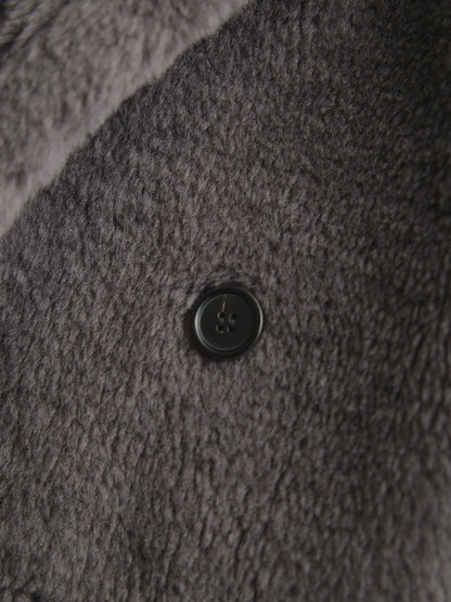 WOOL BOA SHORT COAT【GRAY】