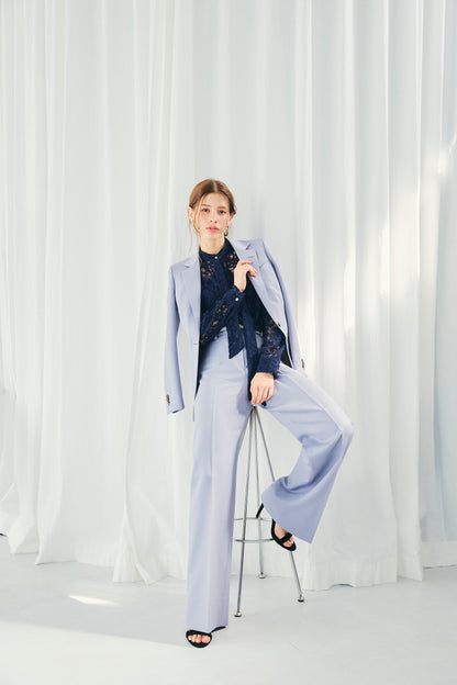 RACE BOW-TIE BLOUSE