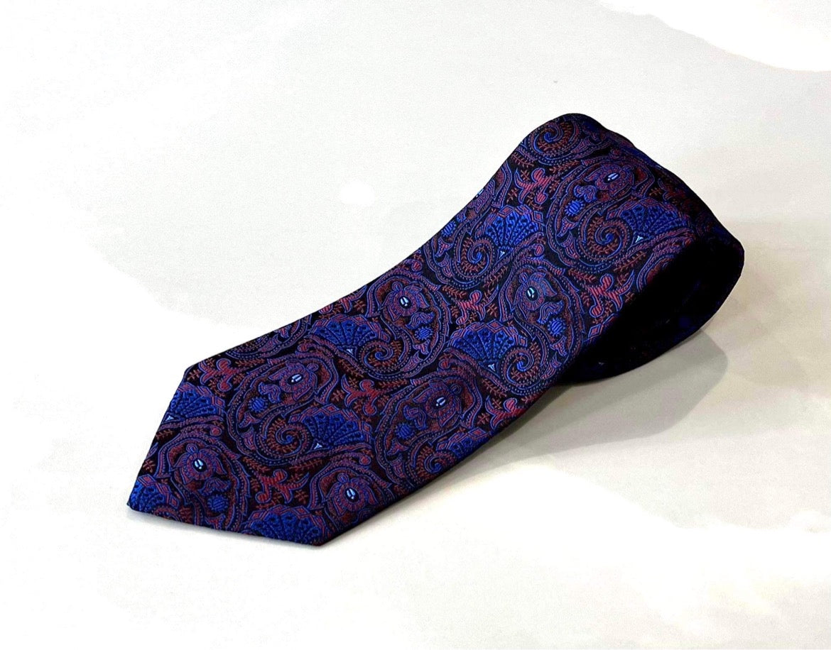 JACQUARD PAISLEY TIE