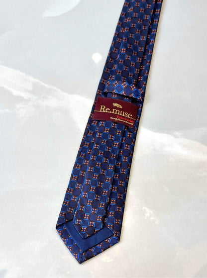 CLOISONNE PATTERN SQUARE TIE