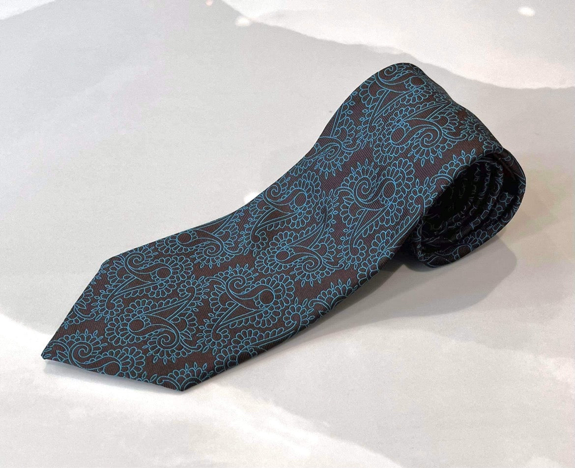 BICOLOR PAISLEY TIE