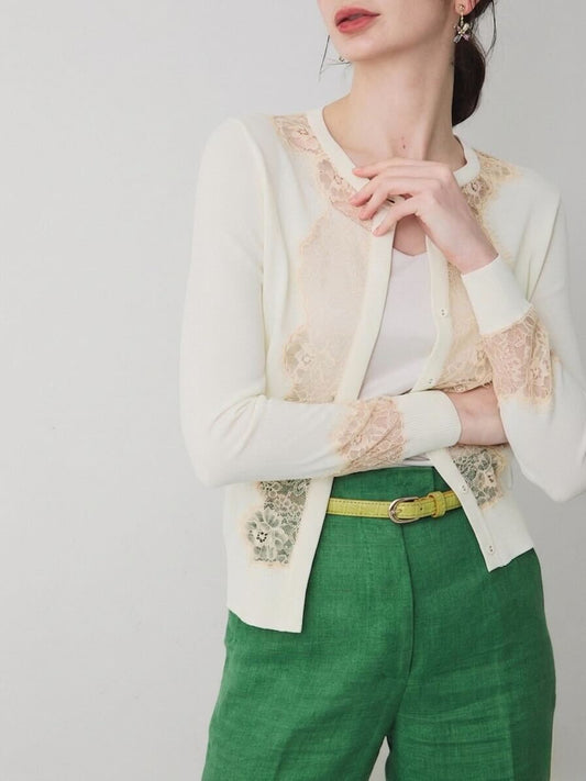 CROCODILE LEATHER BELT -Ladies-