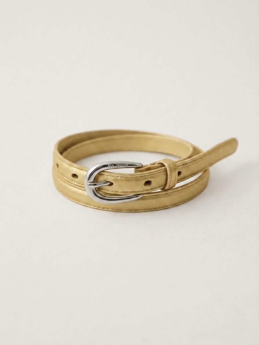 COWWHIDE BELT -Ladies-