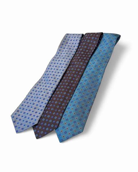 FLOWER  MOTIF TIE