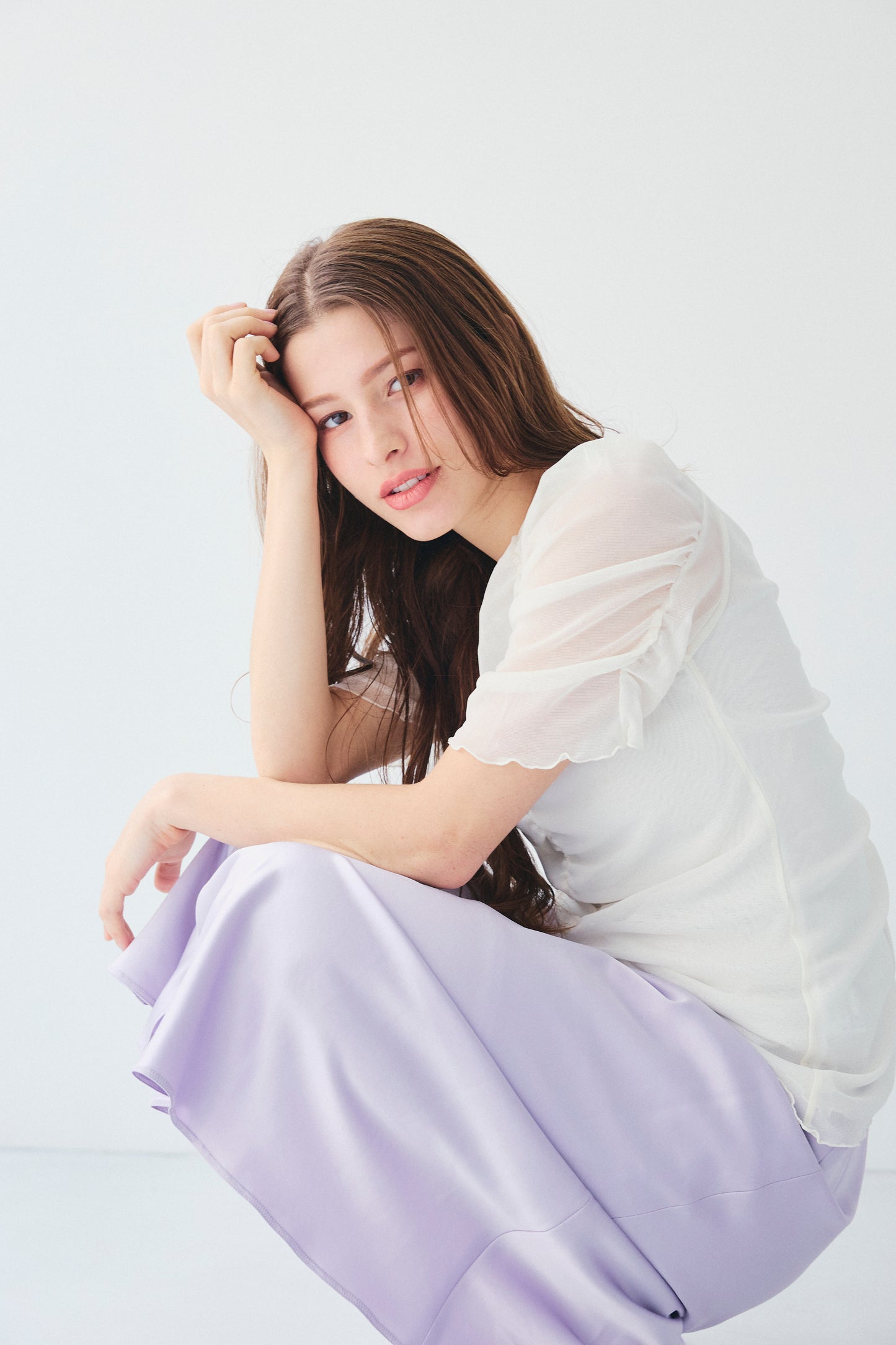 TULLE PUFF SLEEVE TOPS